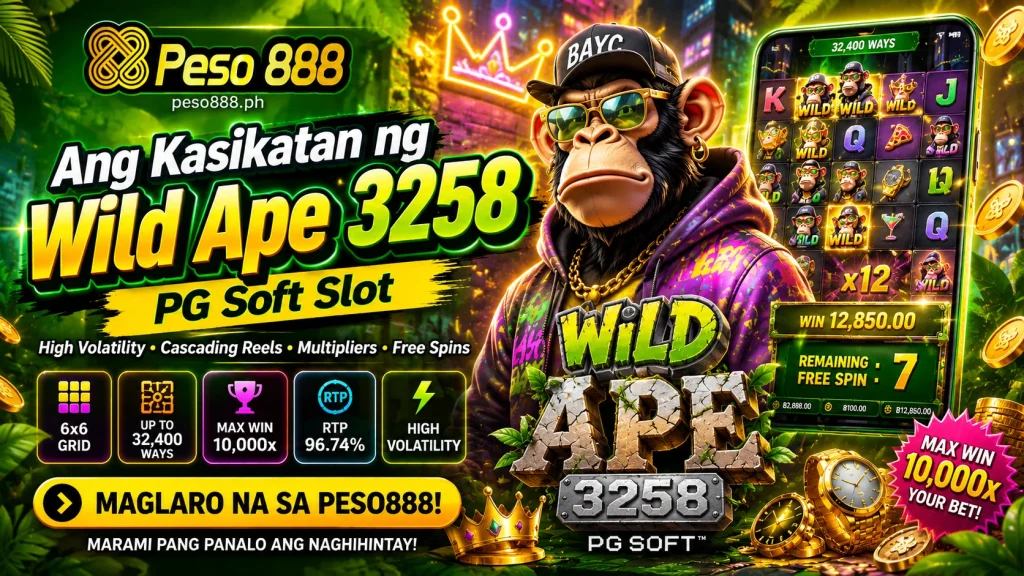 Ang Kasikatan ng Wild Ape 3258 PG Soft Slot